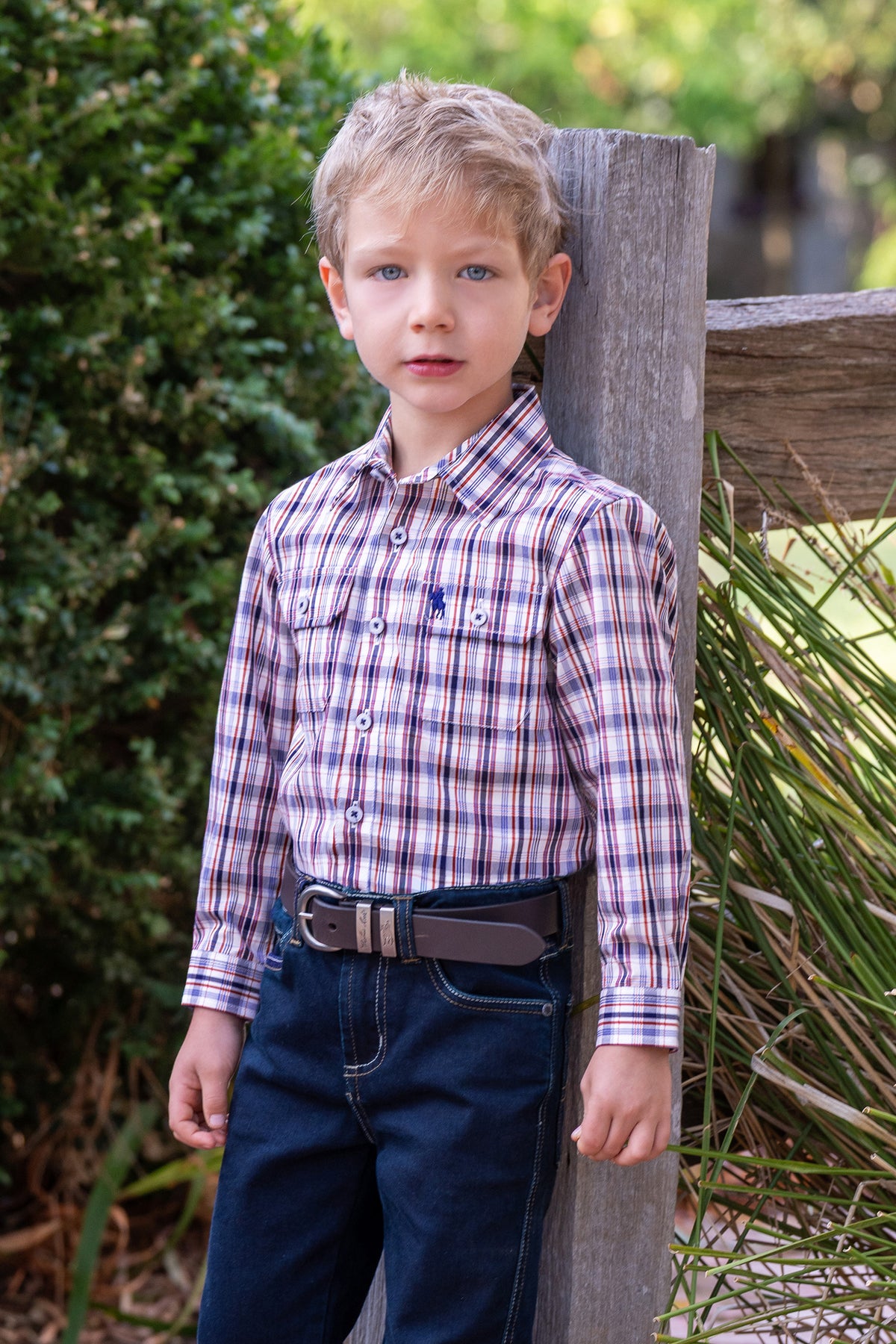 Thomas Cook Boys Jeff 2Pkt LS Shirt - EOFY Sale