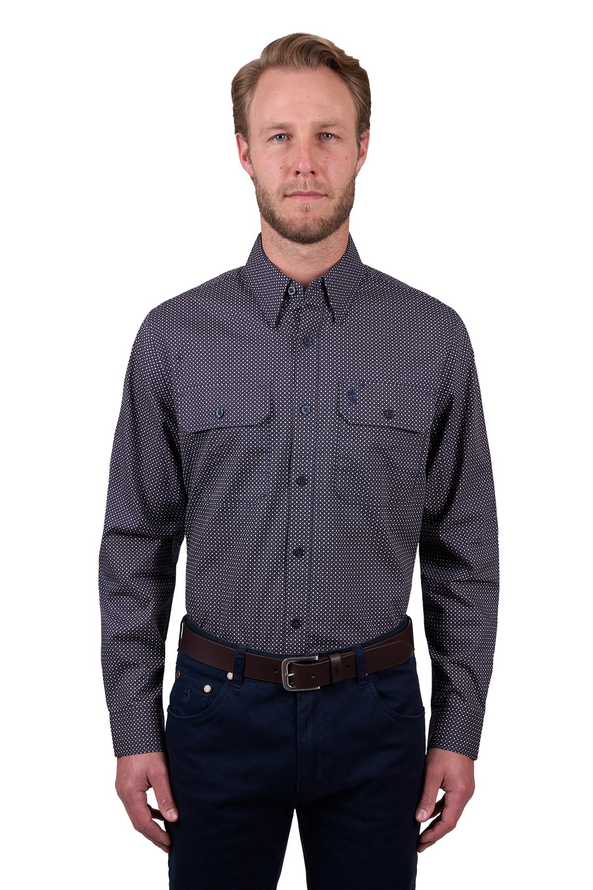 Thomas Cook Mens Arlo 2 Pocket Long Sleeve Shirt - Black Friday Sale