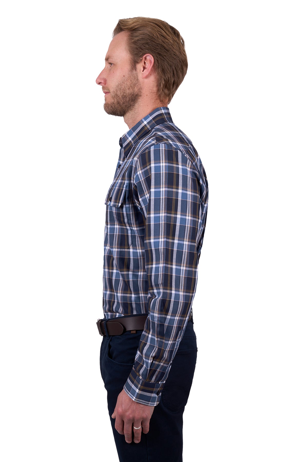 Thomas Cook Mens Adrian 2 Pocket Long Sleeve Shirt - Black Friday Sale