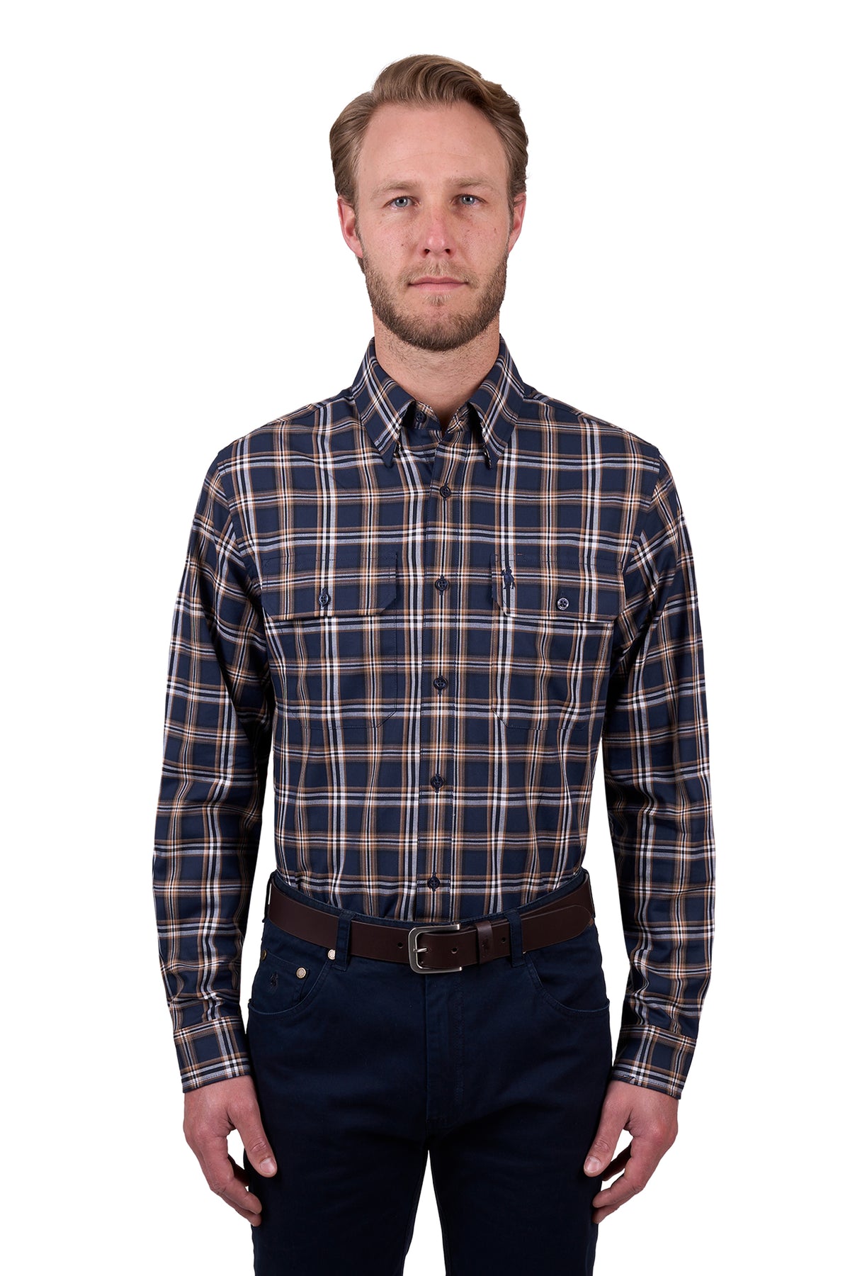 Thomas Cook Mens Dylan 2 Pocket Long Sleeve Shirt - Black Friday Sale