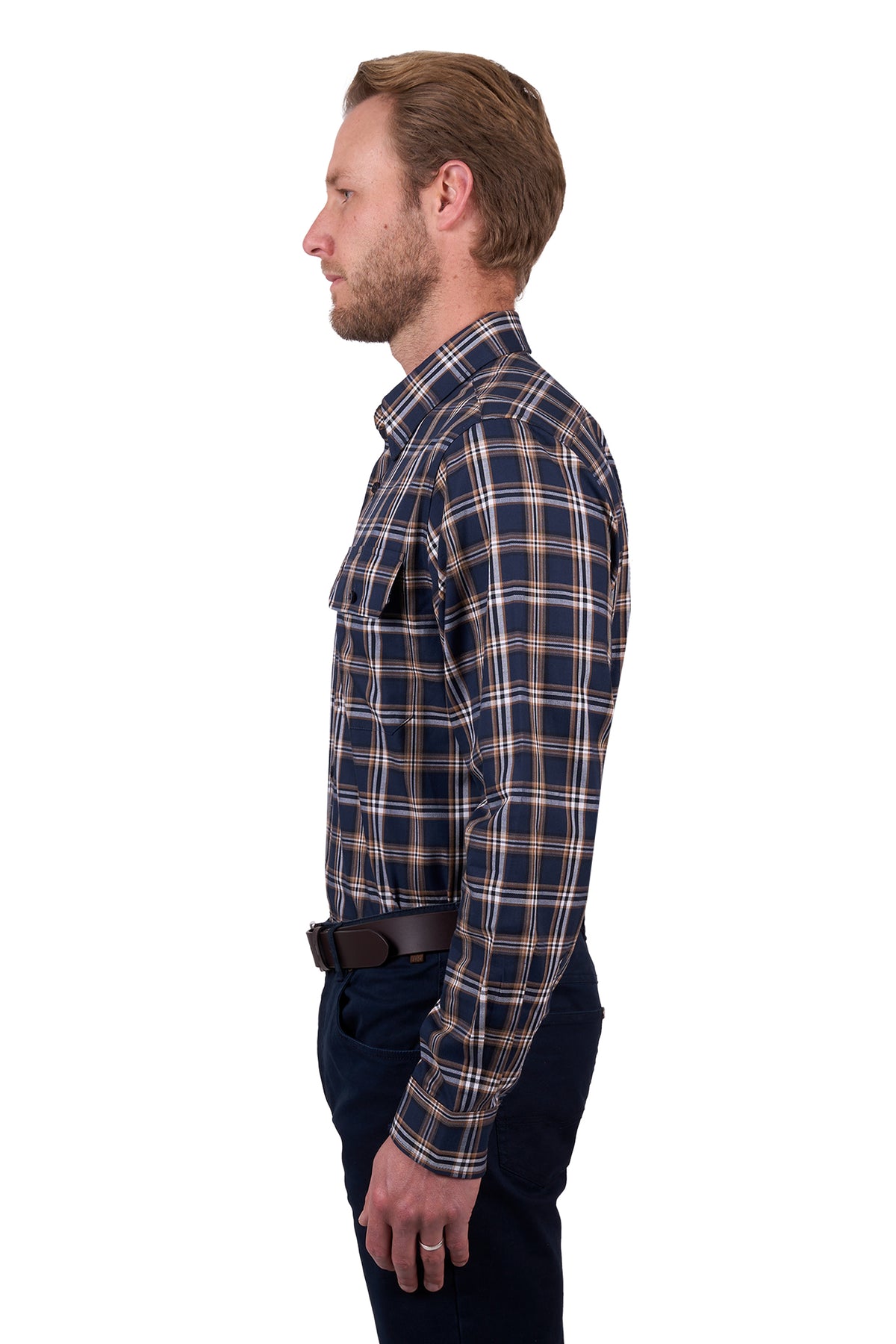 Thomas Cook Mens Dylan 2 Pocket Long Sleeve Shirt - Black Friday Sale