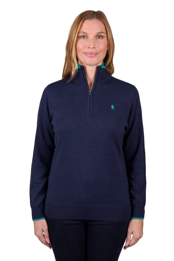Thomas Cook Wmns Jeanette 1/4 Zip Jumper - Winter Black Friday Sale