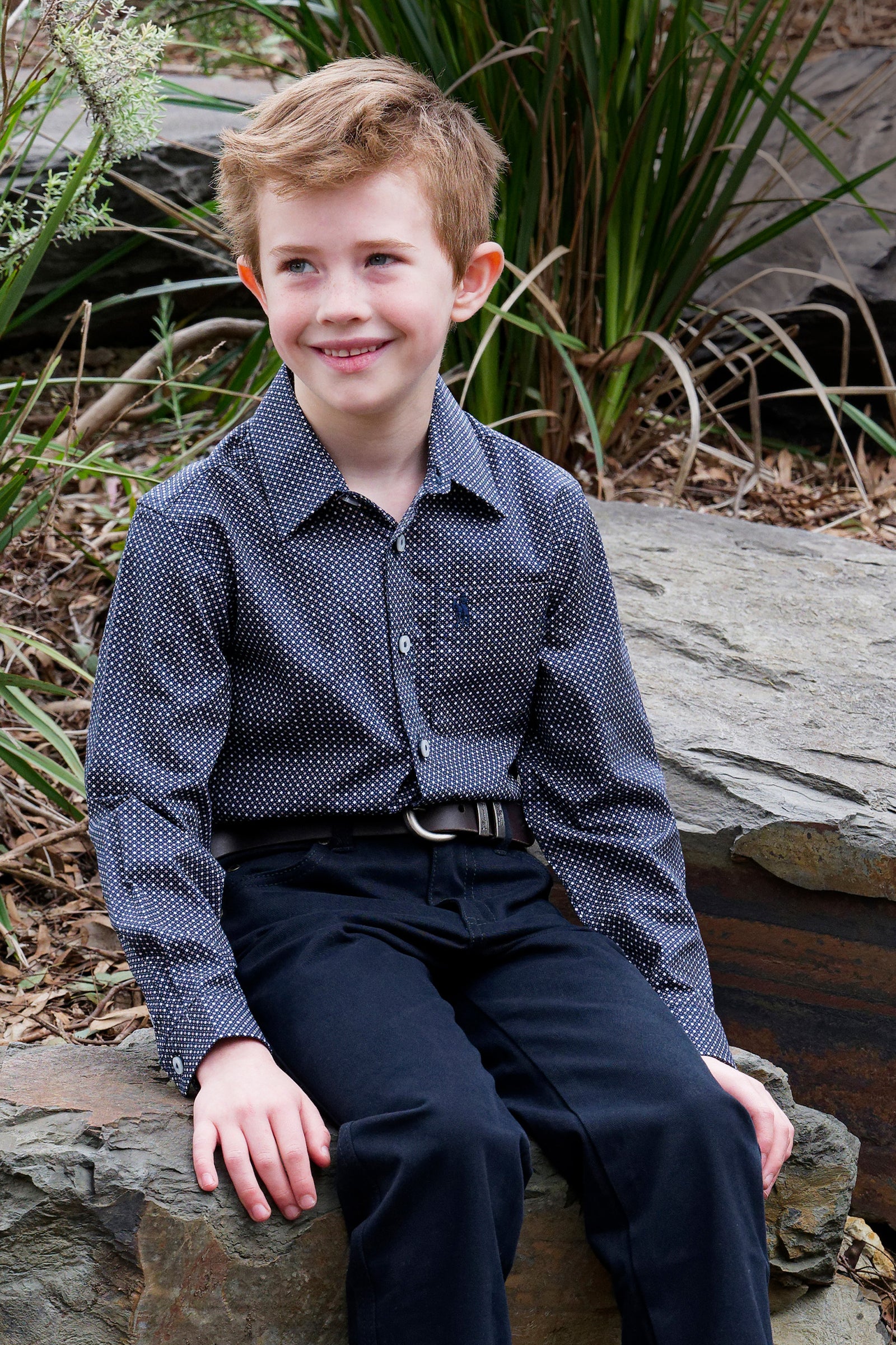 Thomas Cook Boys Arlo Long Sleeve Shirt - Black Friday Sale