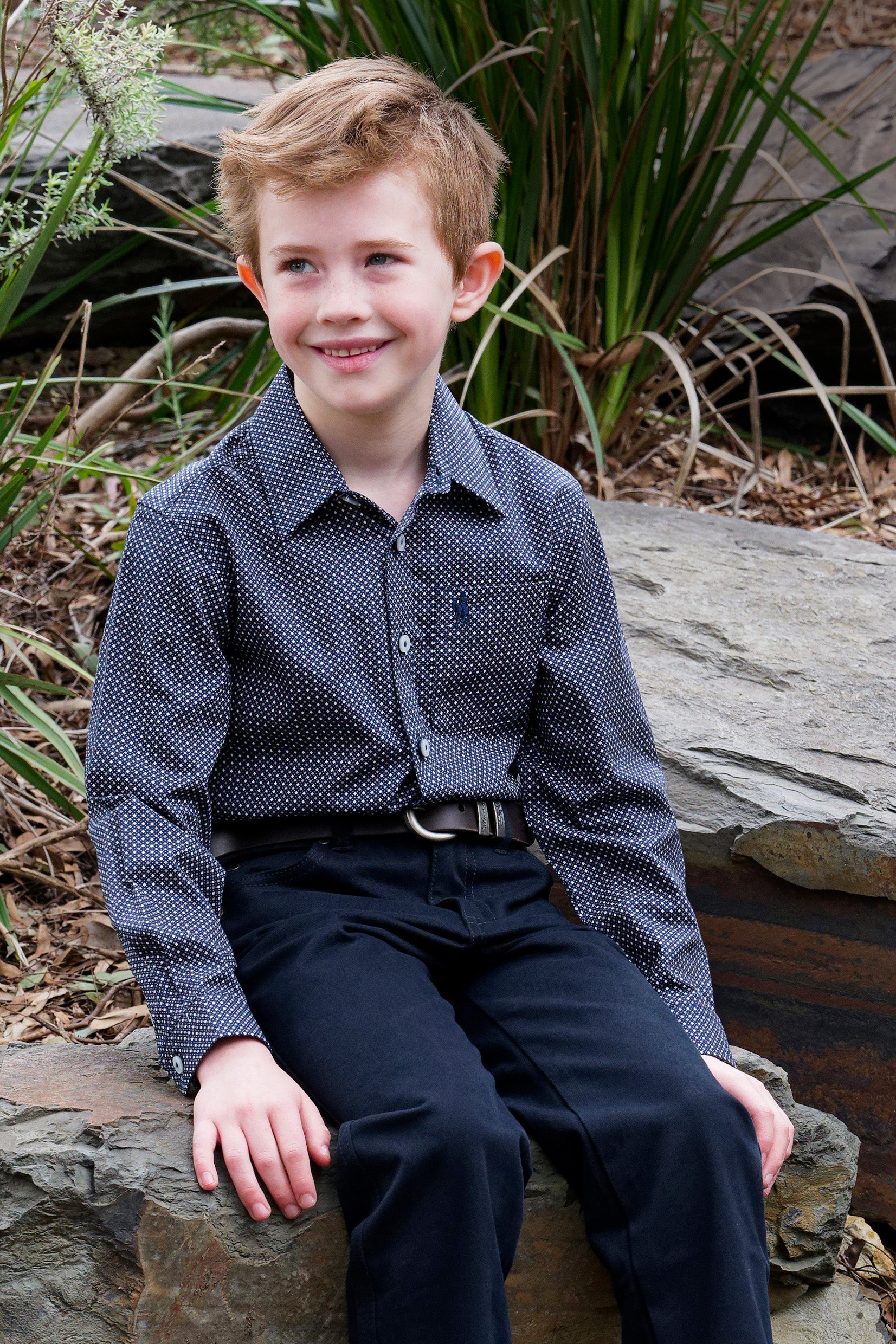 Thomas Cook Boys Arlo Long Sleeve Shirt - Black Friday Sale