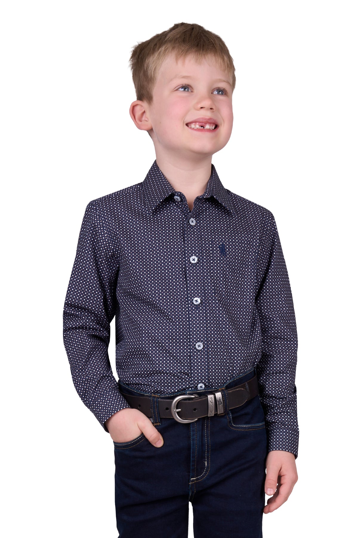 Thomas Cook Boys Arlo Long Sleeve Shirt - Black Friday Sale