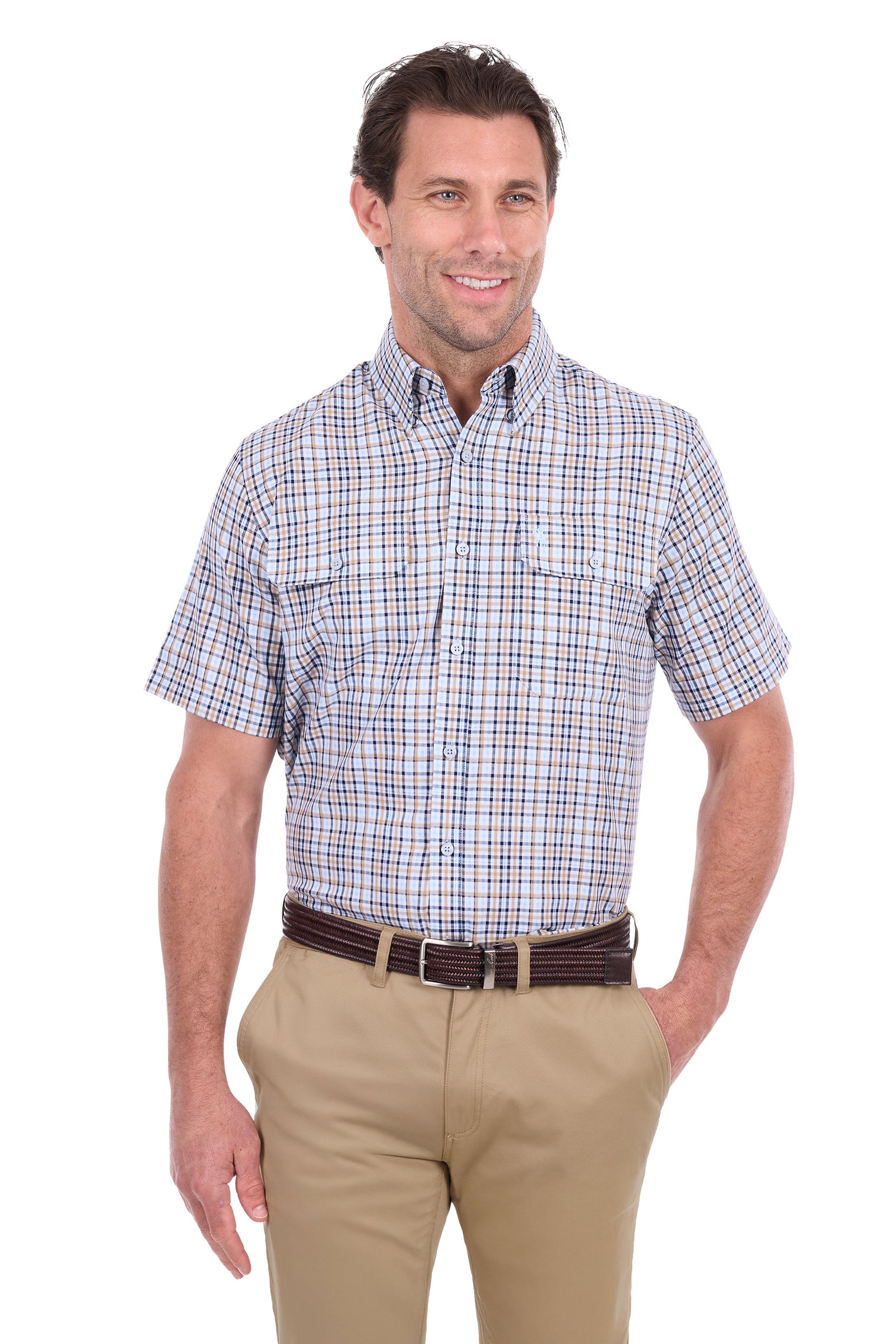 Thomas Cook Mens Ted 2 Pkt SS Shirt