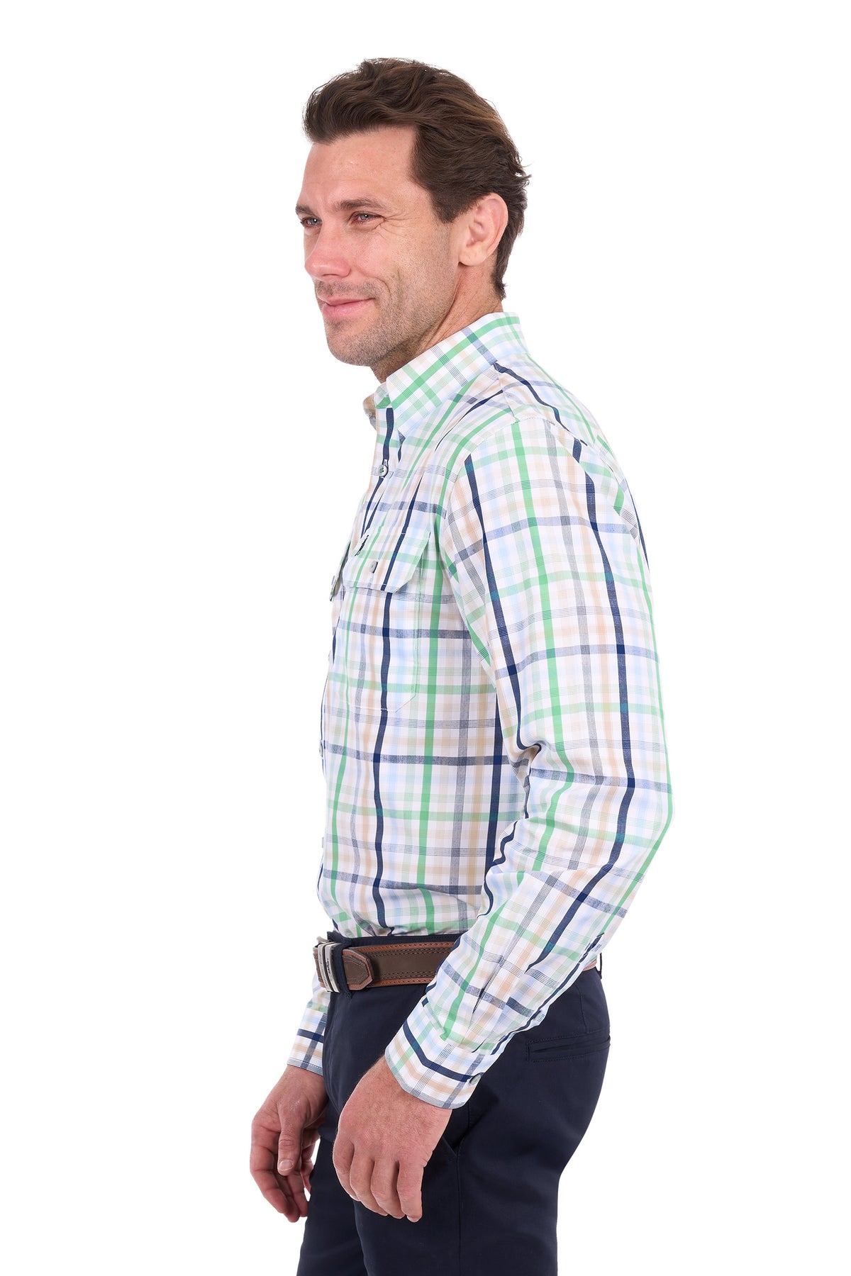 Thomas Cook Mens Louie 2 Pkt LS Shirt