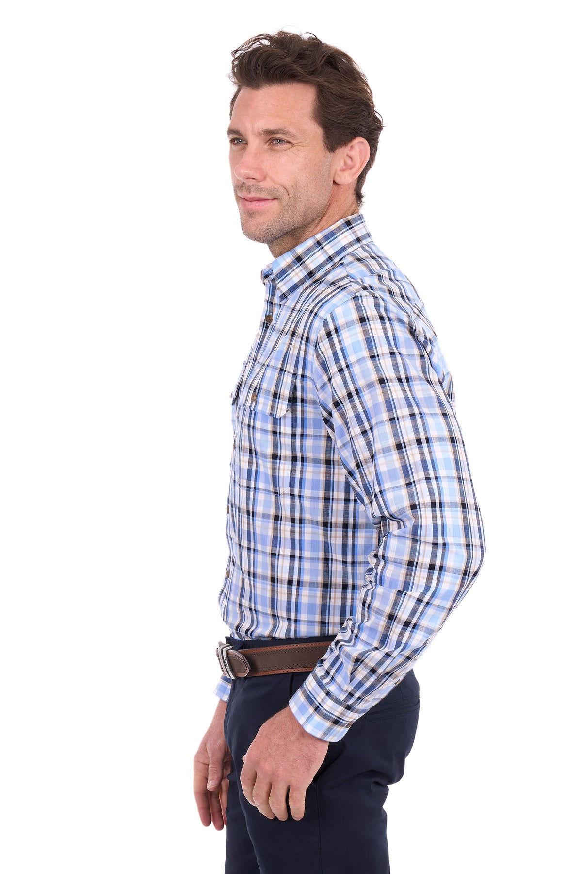 Thomas Cook Mens Roman 2 Pkt LS Shirt