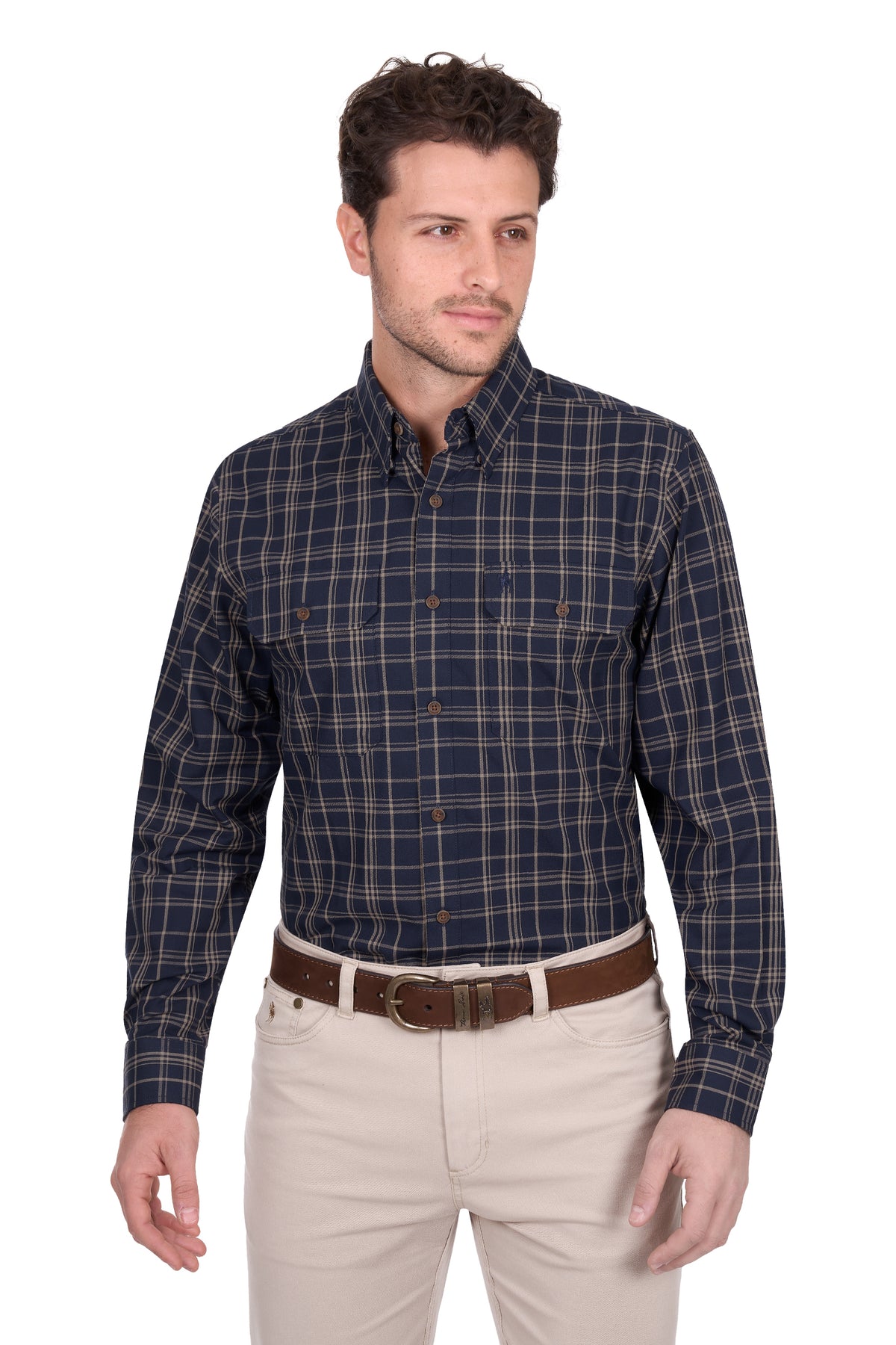 Thomas Cook Mens Adam 2 Pocket LS Shirt