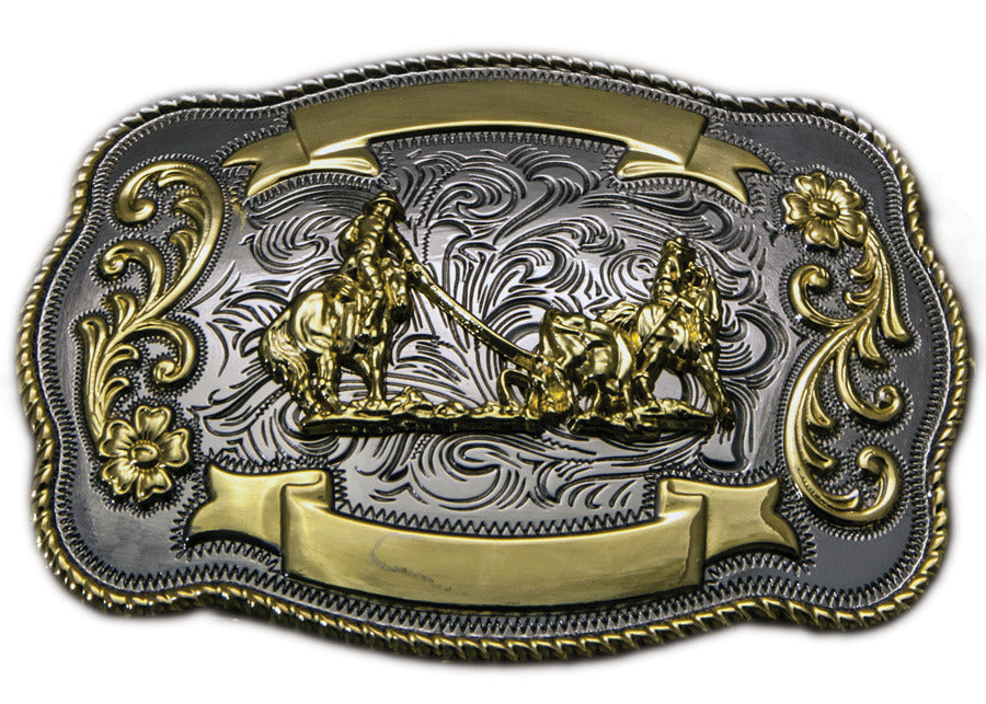 Belt Buckle - Team Roping