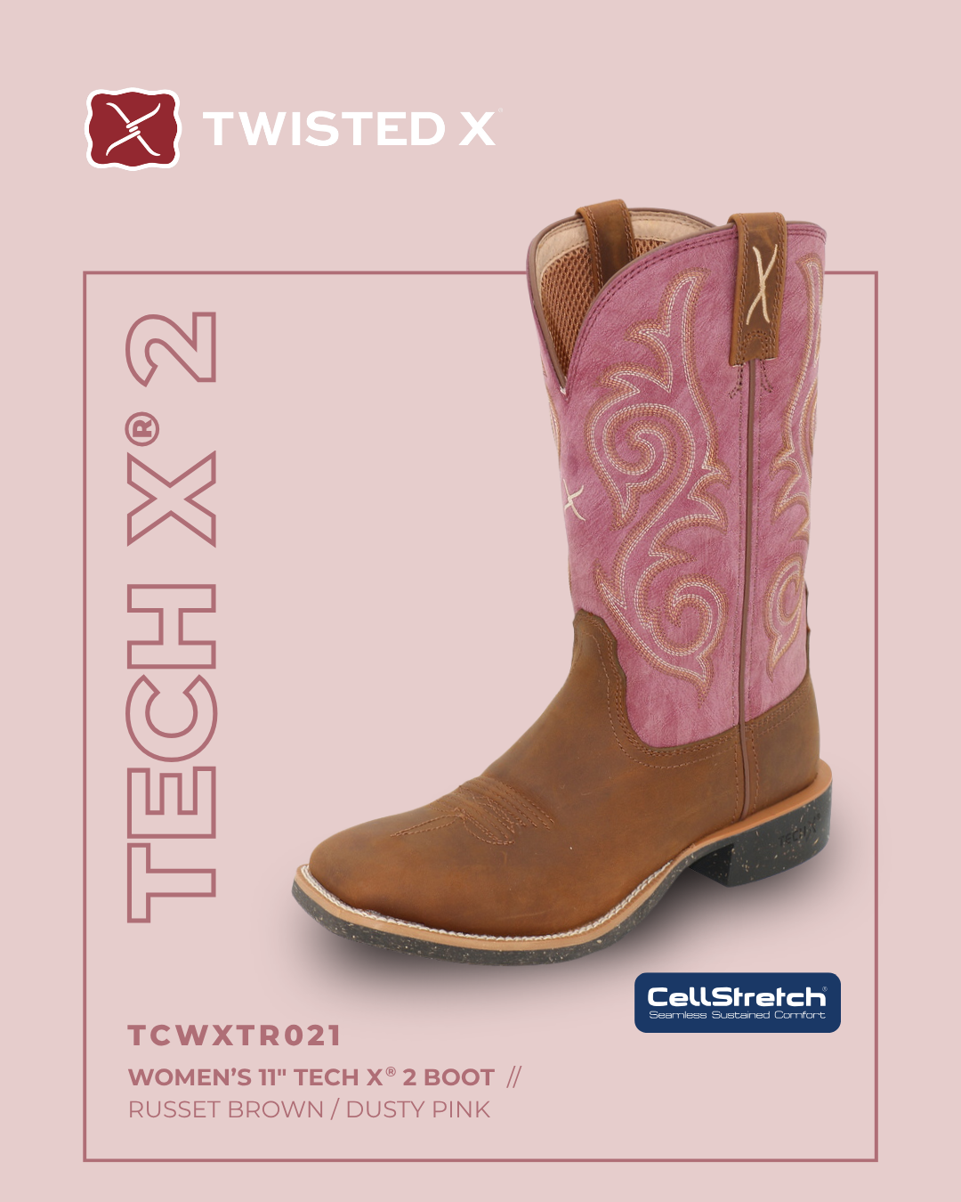 Twisted X Wmns 11 Tech K2 Boot