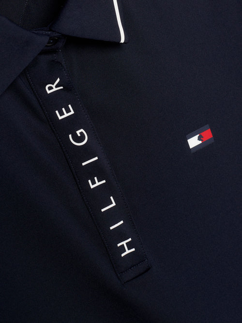 Tommy Hilfiger Harlem Short Sleeve Logo Polo Desert Sky - Black Friday Sales