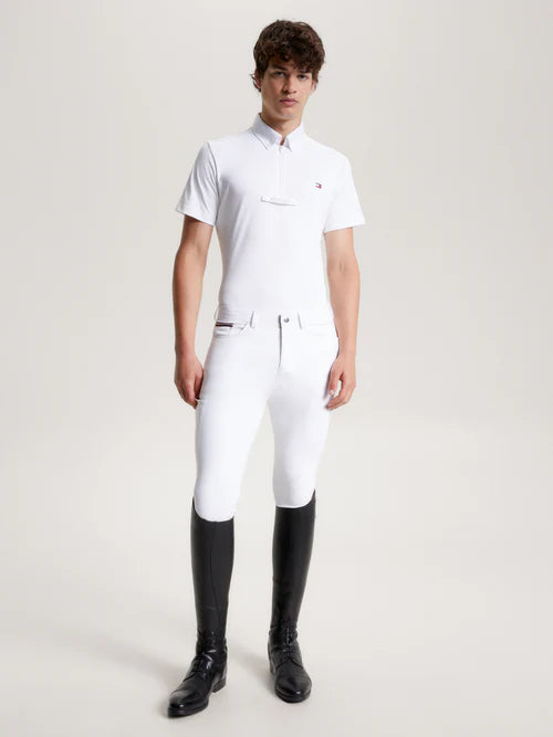 Tommy Hilfiger Rochester Shor Sleeve Tournament Shirt TH Optic White - Black Friday Sales