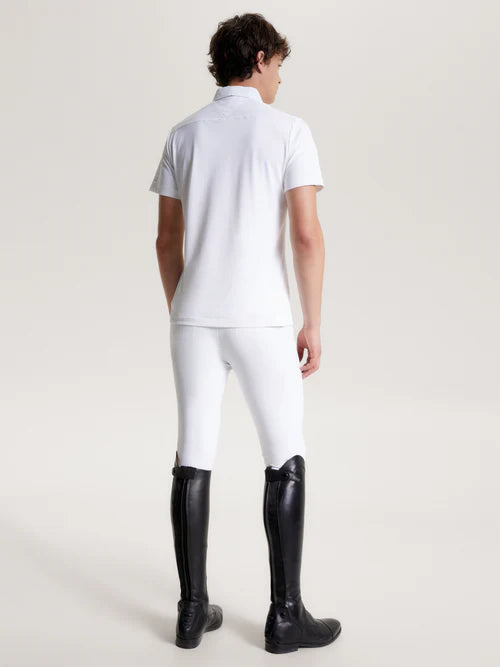 Tommy Hilfiger Rochester Shor Sleeve Tournament Shirt TH Optic White - Black Friday Sales