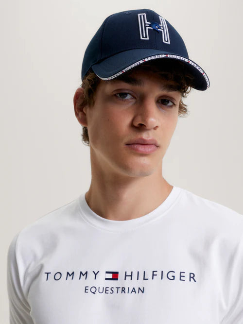 Tommy Hilfiger Toronto Water Repellent H Logo Cap Desert Sky