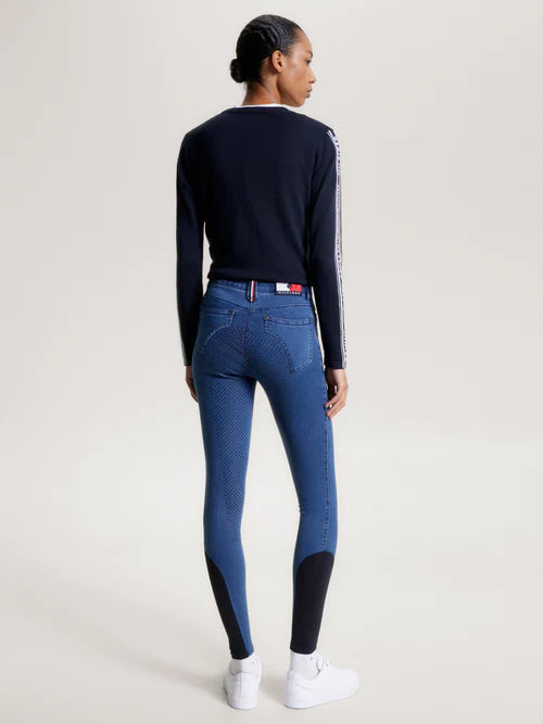 Tommy Hilfiger Queens Jeans Full Grip Breeches Heritage Small - Black Friday Sale