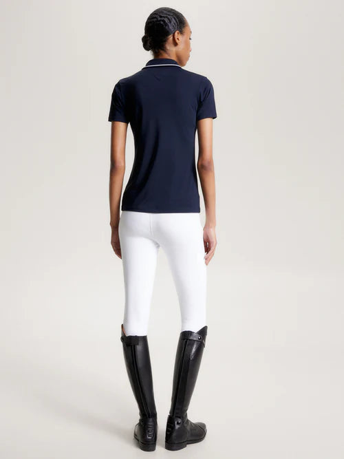 Tommy Hilfiger Harlem Short Sleeve Logo Polo Desert Sky - Black Friday Sales