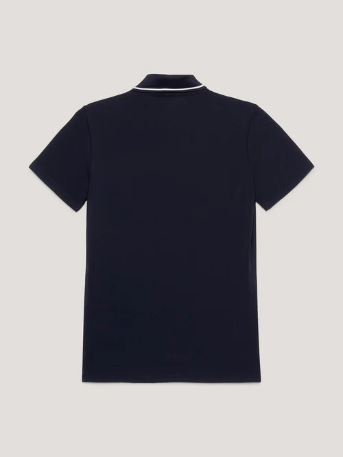 Tommy Hilfiger Harlem Short Sleeve Logo Polo Desert Sky - Black Friday Sales