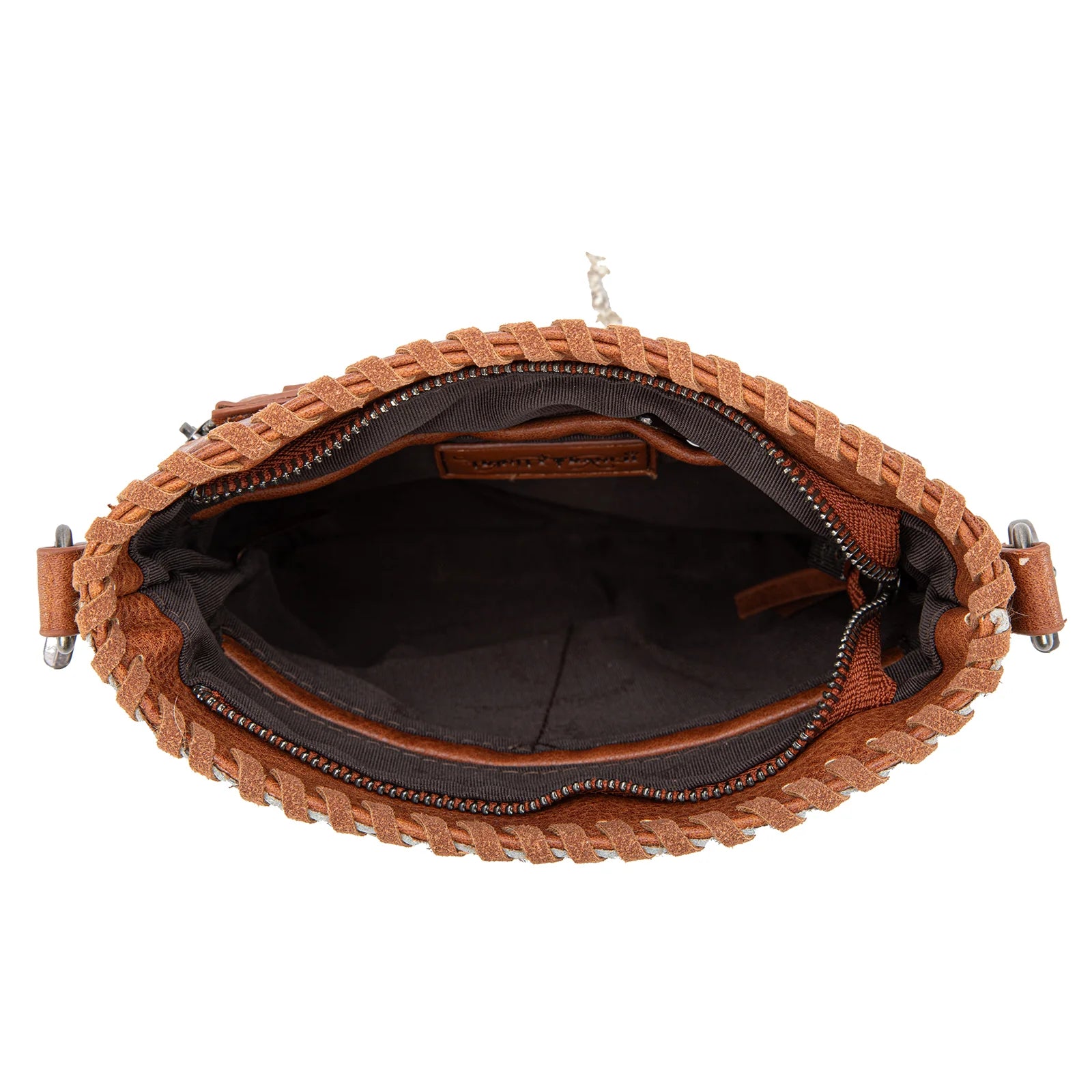 Trinity Ranch Hair On Cowhide Carry Crossbody