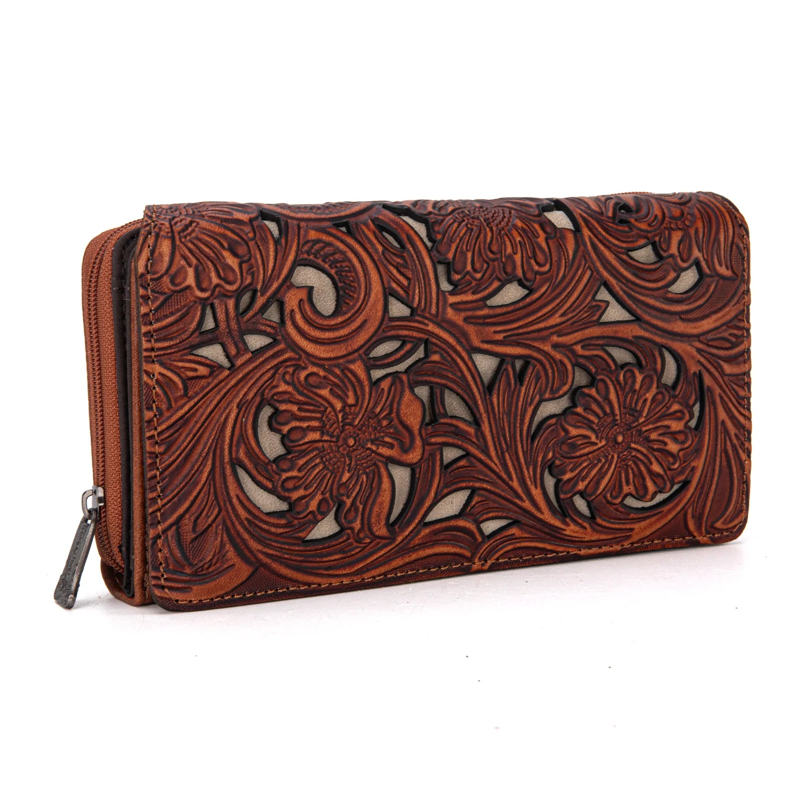 Trinity Ranch Floral Tooled Colleciton Wallet
