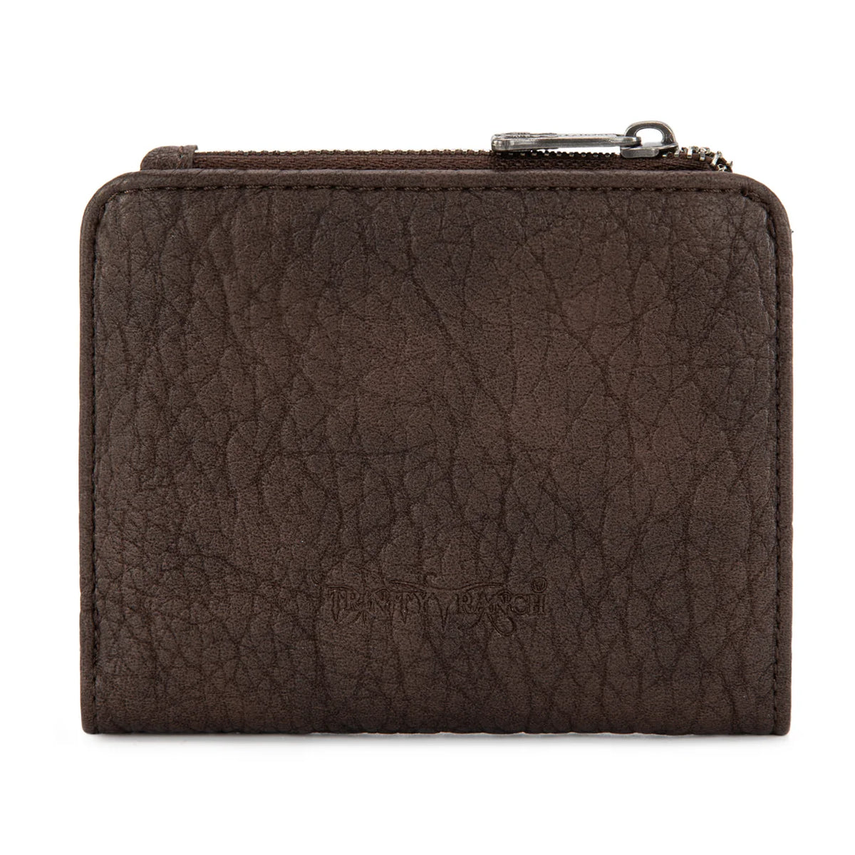 Trinity Ranch Hair On Cowhide Tooled Collection Wallet