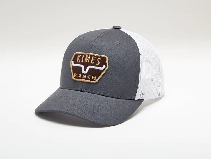 Kimes Ranch The Distance Trucker Hat Charcoal