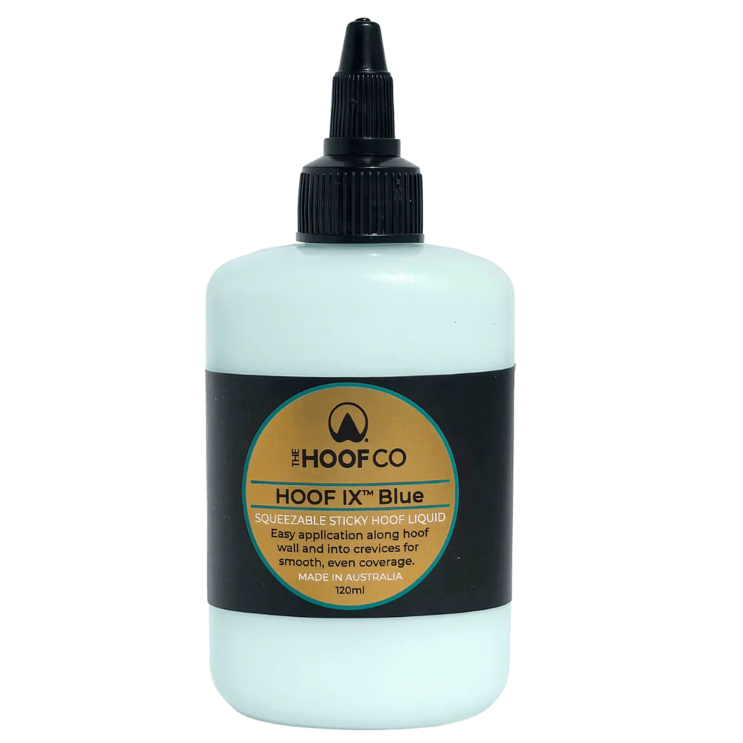 The Hoof Co - Hoof IX Blue Squeezeable Hoof Liquid | Stable Supplies - Hoof Care | Saddleworld Ipswich