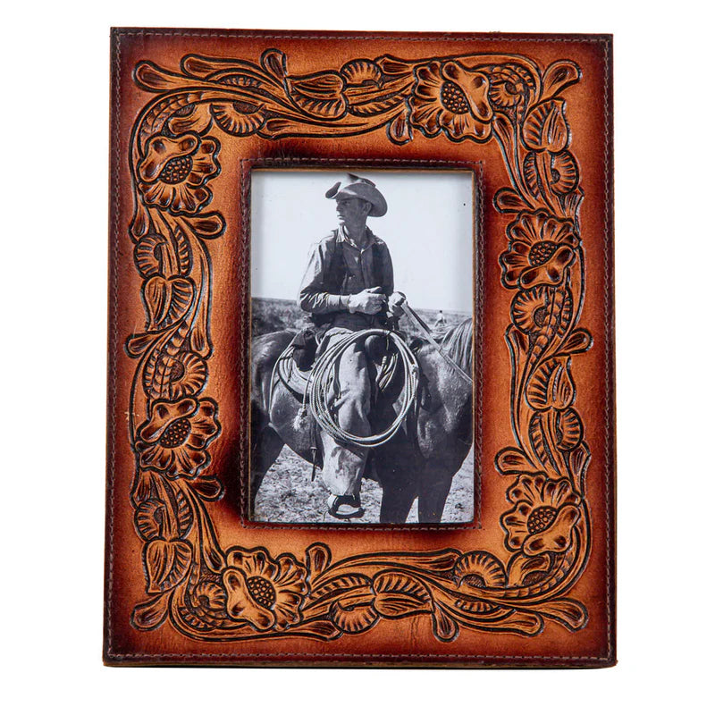 This Moment In Time Hand Tooled Photo Frame | Giftware - Photo Frame | Saddleworld Ipswich