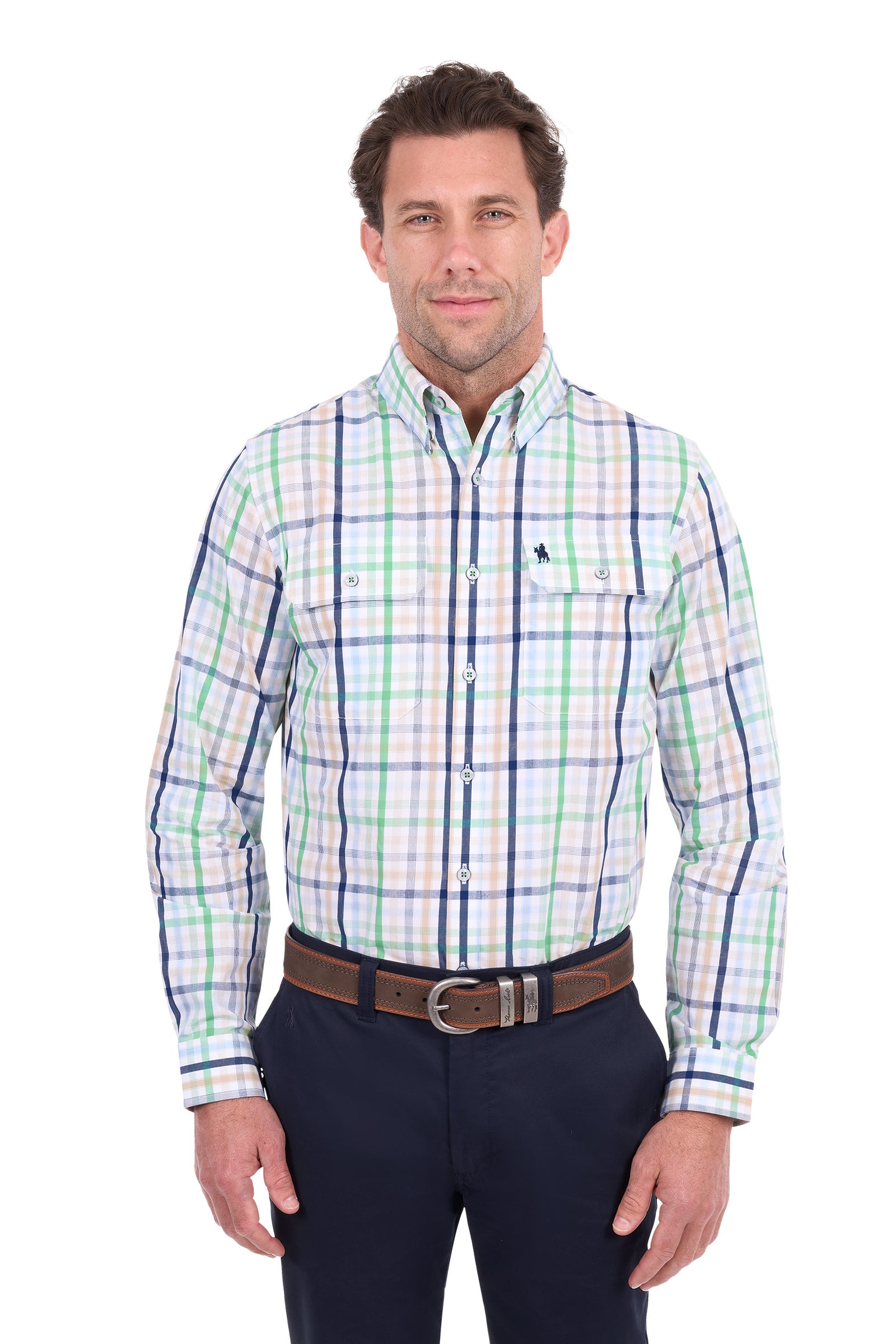 Thomas Cook Mens Louie 2 Pkt LS Shirt
