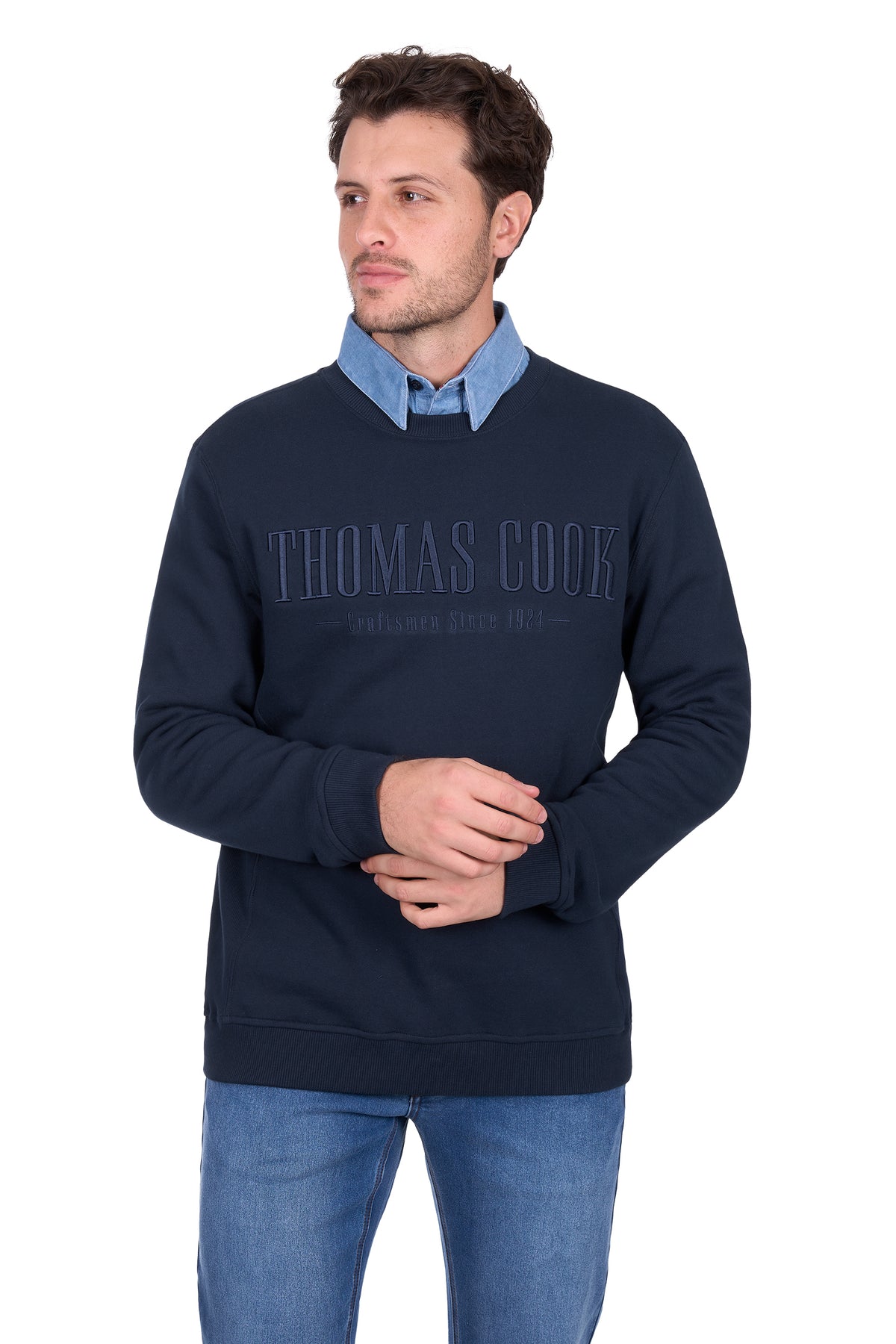 Thomas Cook Mens Thomas Crew | Country Clothing - Mens Winter | Saddleworld Ipswich