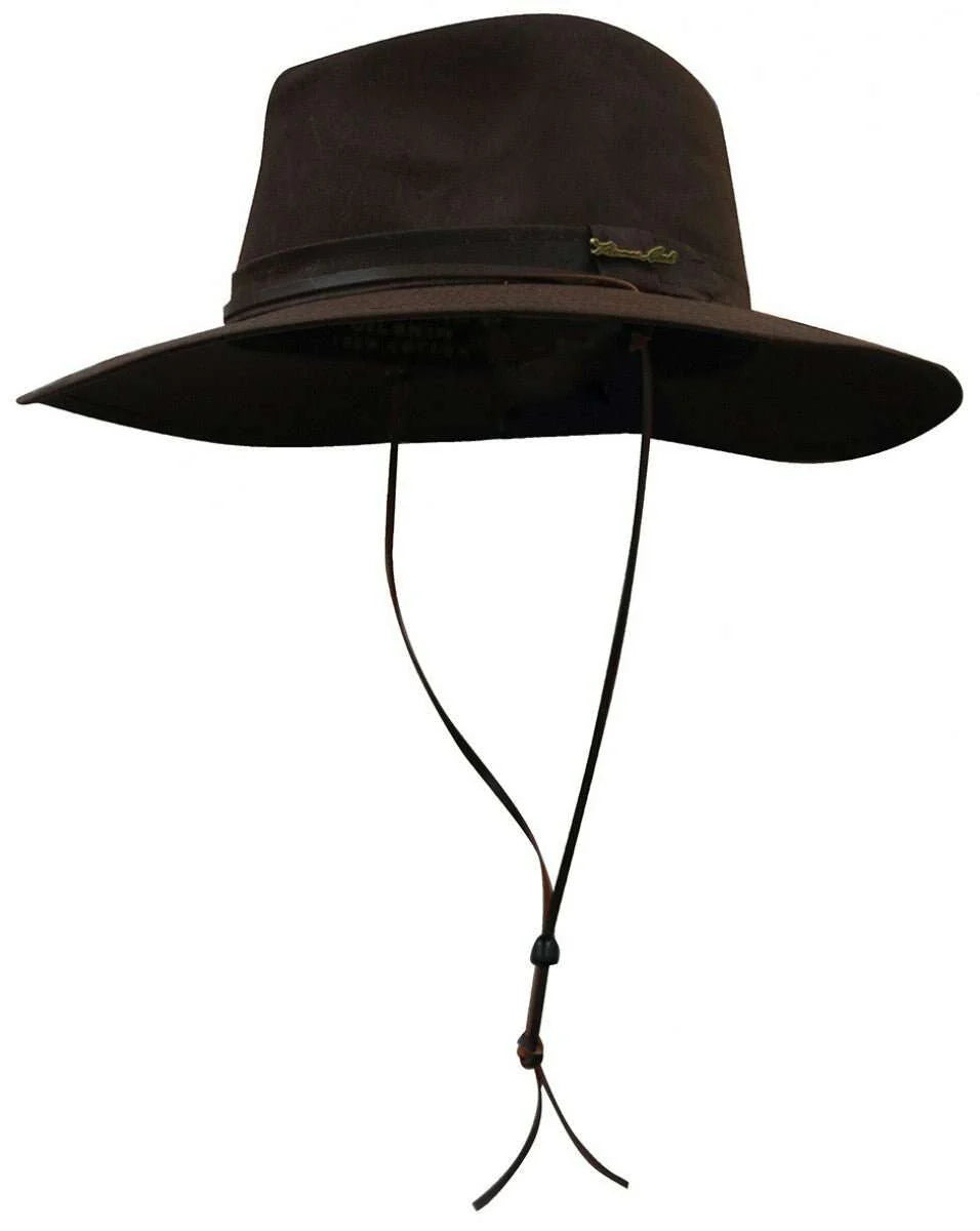 Thomas Cook Wide Brim Oilskin Hat | Country Clothing - Hats | Saddleworld Ipswich