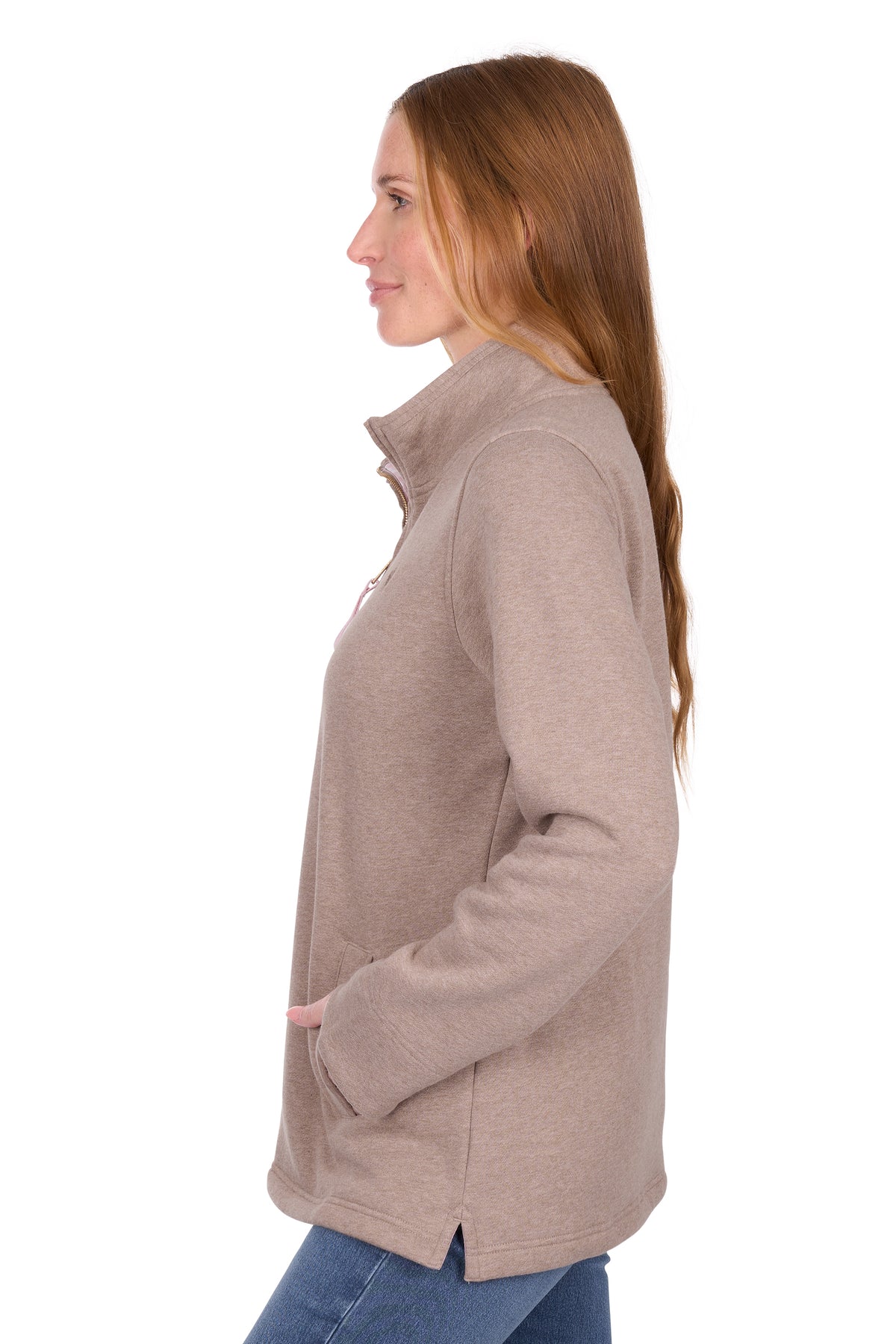 Thomas Cook Wmns Lydia 1/4 Zip Rugby | Country Clothing - Ladies Rugby | Saddleworld Ipswich