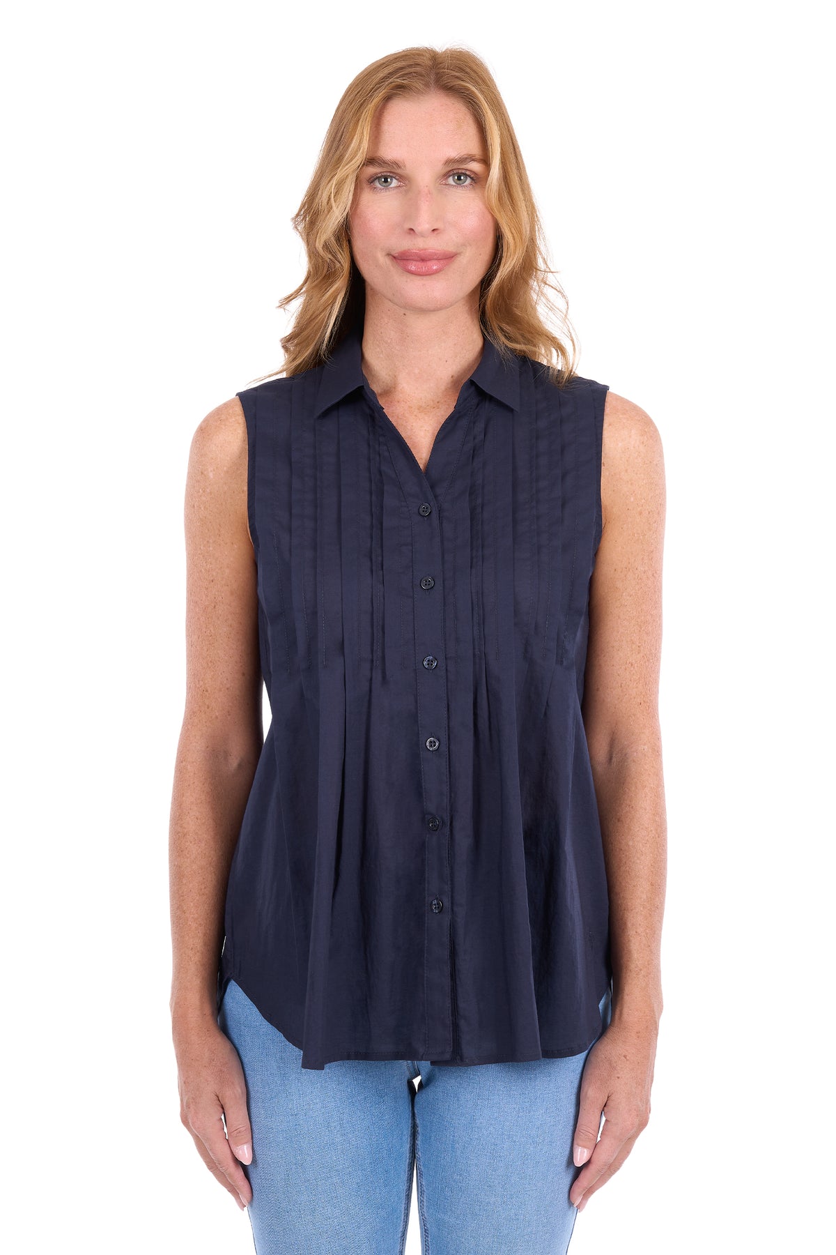 Thomas Cook Wmns Pearl Sleeveless Shirt | Country Clothing - Ladies Shirt | Saddleworld Ipswich