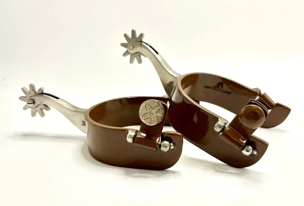 Toprail 2 Tone Daisy Spur | Rider Wear - Spurs | Saddleworld ipswich