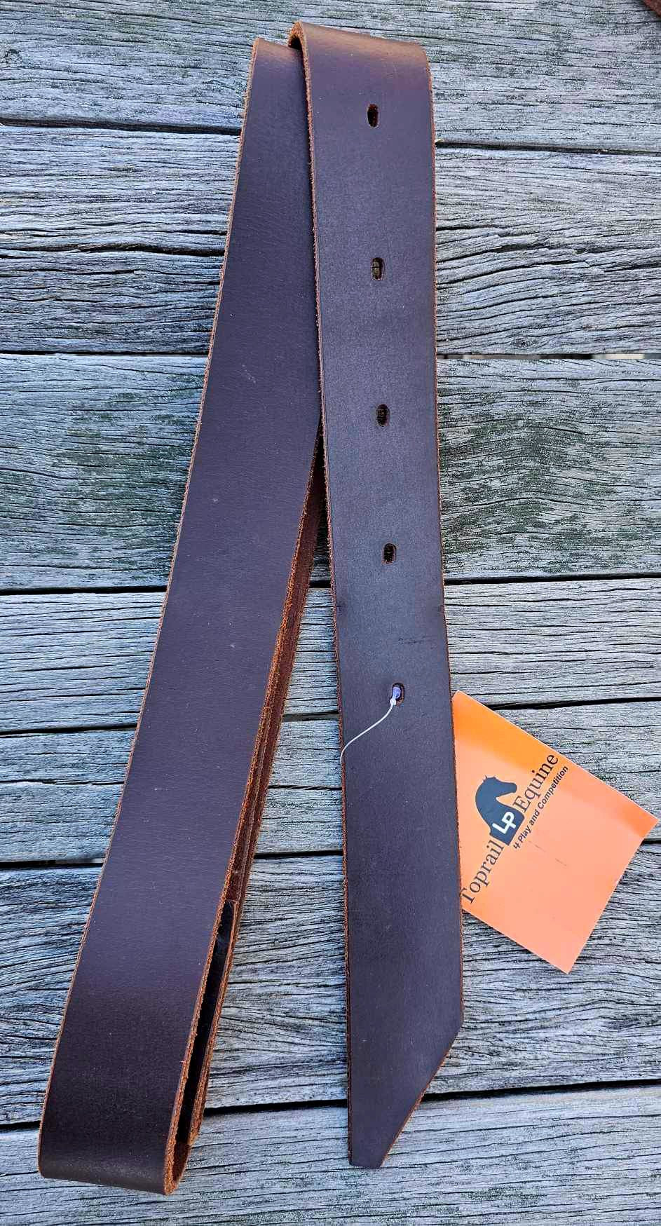 Toprail Equine Leather Billet Tie Strap | Horse Supplies - Girth | Saddleworld Ipswich