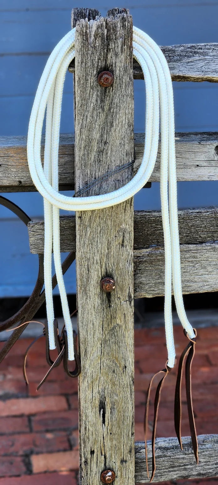 Toprail Flat Braided Split Campdraft Reins | Horse Supplies - Reins | Saddleworld Ipswich