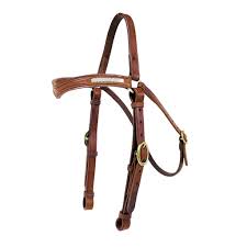 Toprail Nebo V Shaped Rawhide Plait Barcoo Bridle | Horse SUpplies - Barcoo Bridle | Saddleworld Ipswich