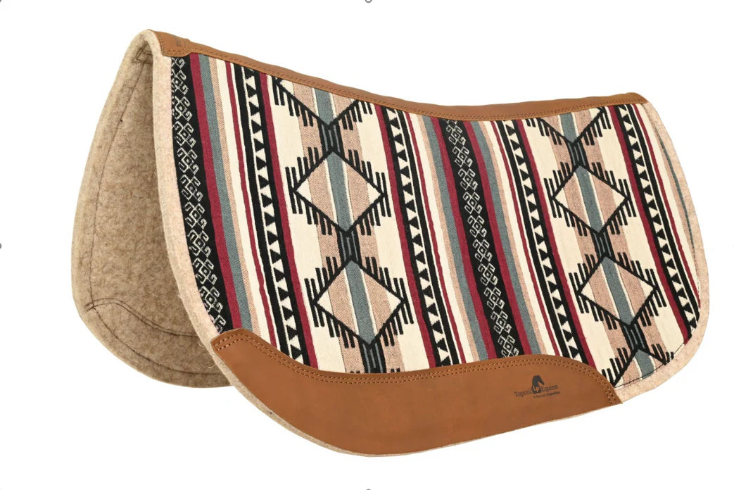 Toprail Oval Shaped Contoured Saddle Pad | Horse Supplies - Western Pads | Saddleword Ipswich