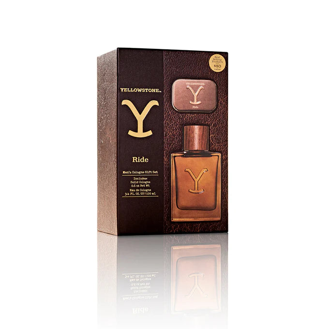 Tru Western Mns Yellowstone Ride Gift Set For Him | Giftware - Cologne | Saddleworld Ipswich
