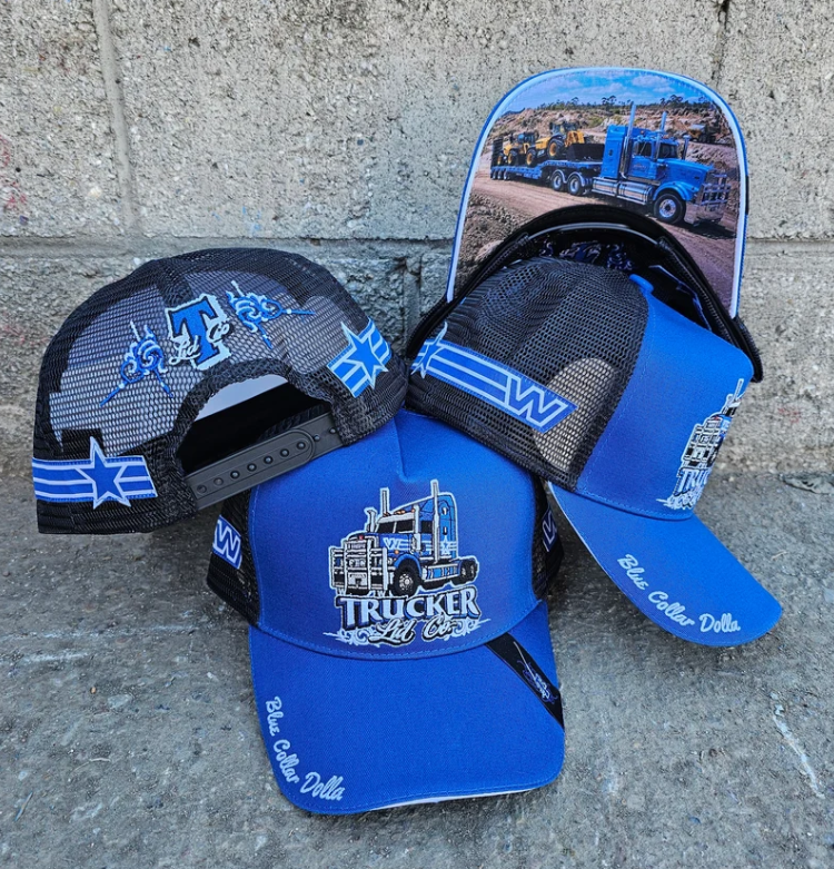Trucker Lid Co - Blue Colla Dolla | Country Clothing - Cap | Saddleworld Ipswich