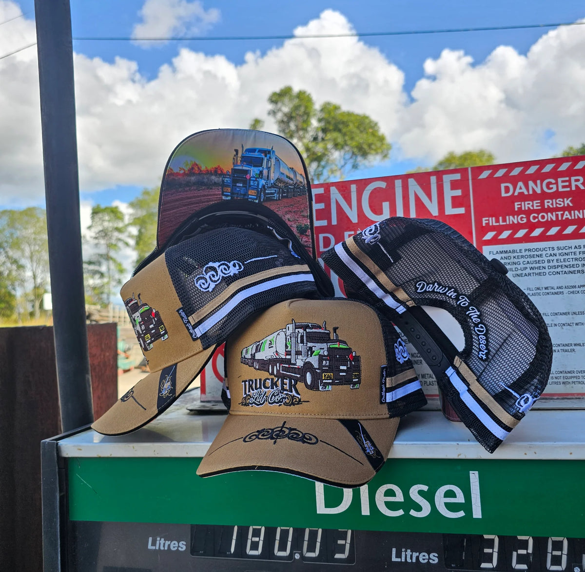 Trucker Lid Co - Darwin To The Desert | Country Clothing - Caps | saddleworld Ipswich