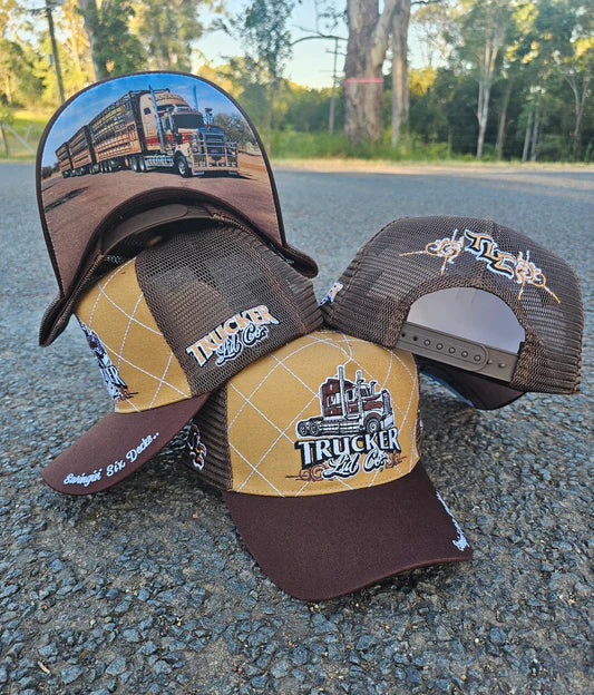 Trucker Lid Co - Tan Full Fabric | Country Clothing - Caps | Saddleworld Ipswich