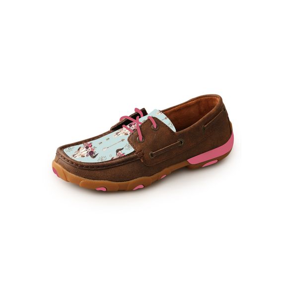 Twisted X Wmns Skull Arrow Mocs Low Lace Up | Boots - Ladies | Saddleworld Ipswich