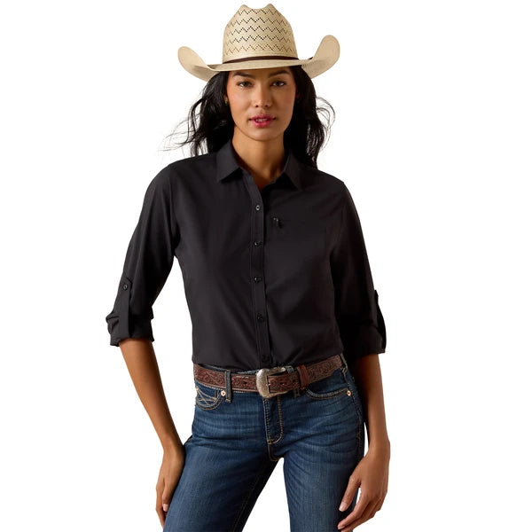 Ariat Wms Venttek LS Shirt Black