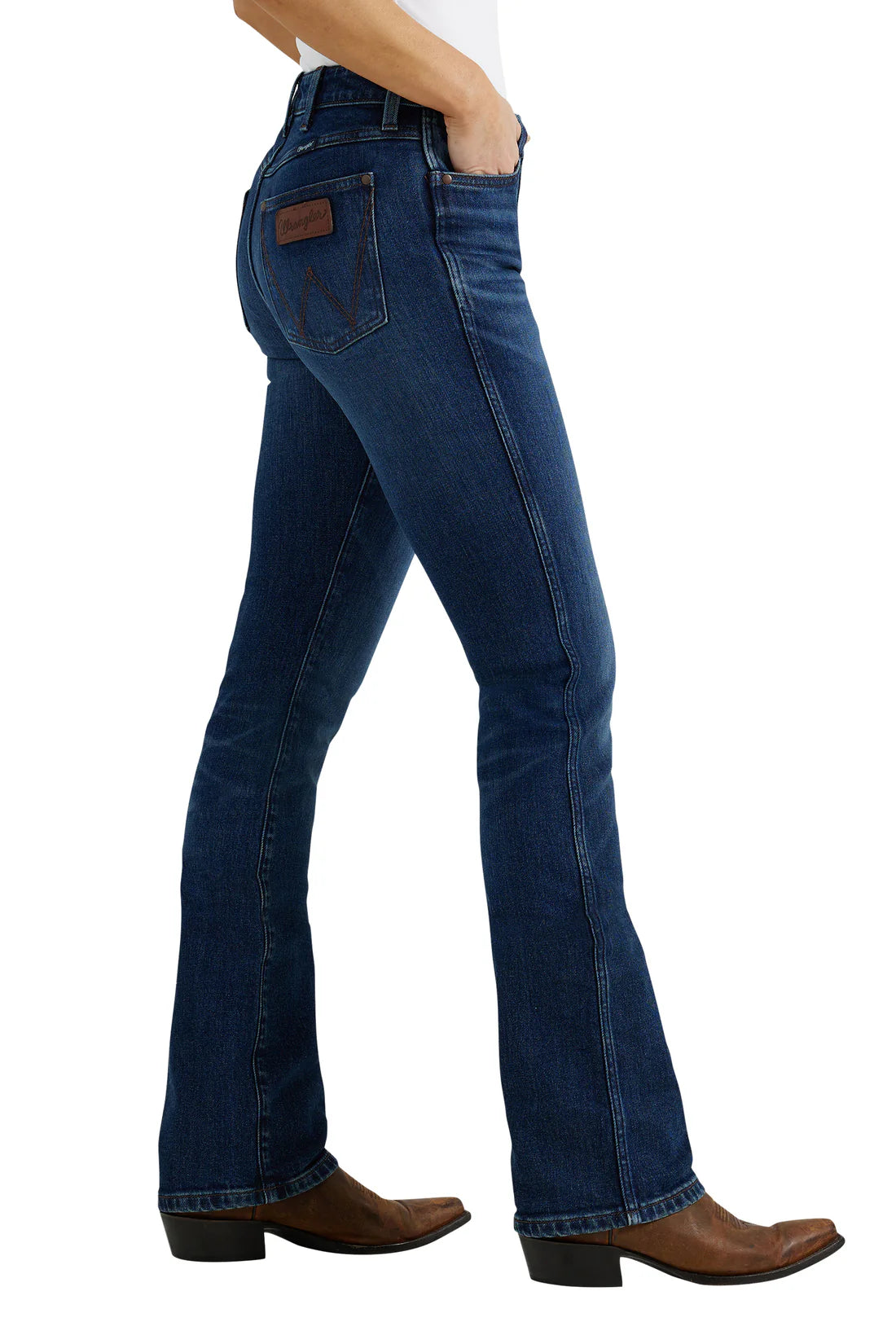 Wrangler Wmns Hi Rise Bootcut Jeans Isla - Christmas Sale