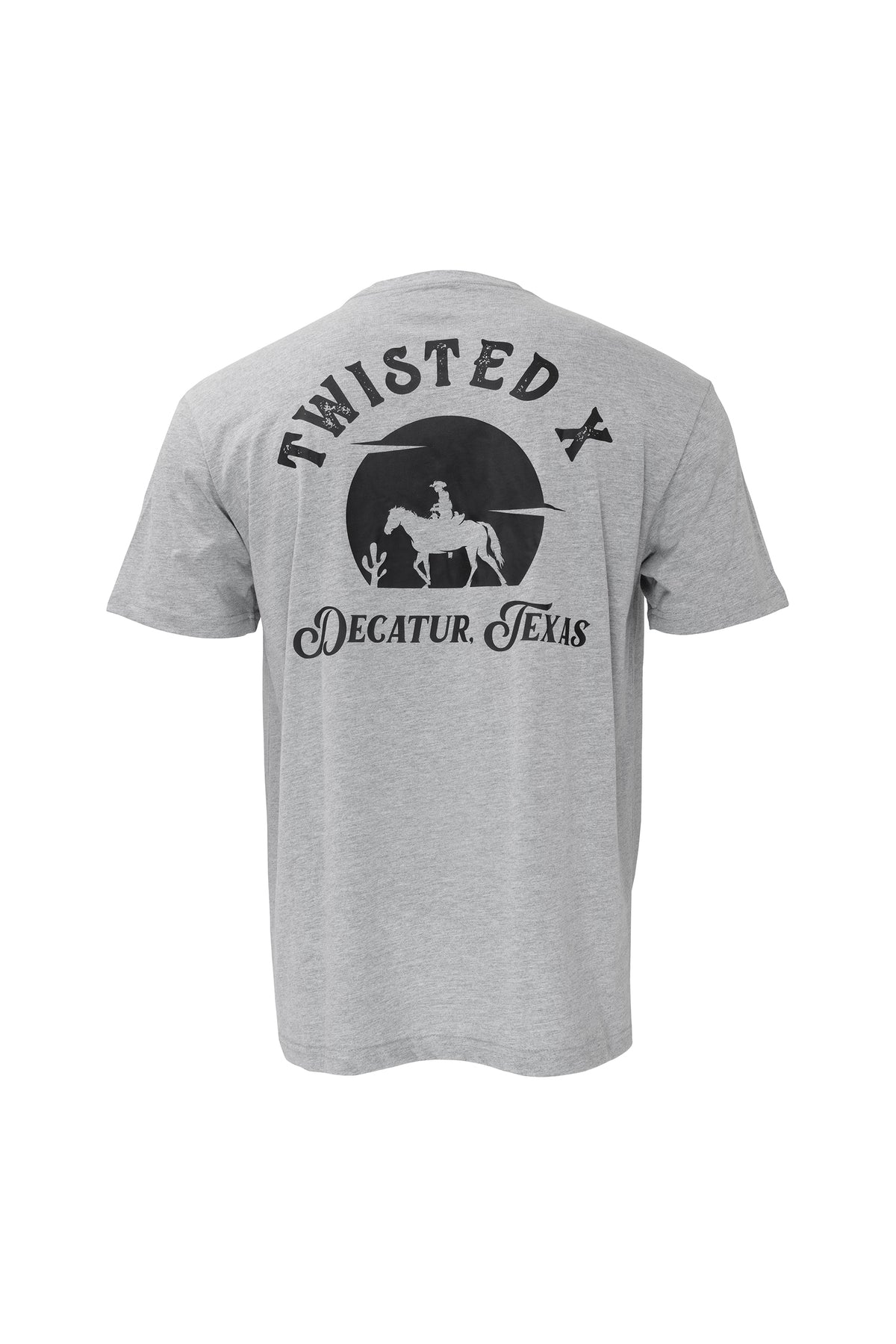 Twisted X Mens Grey Horse SS Tee