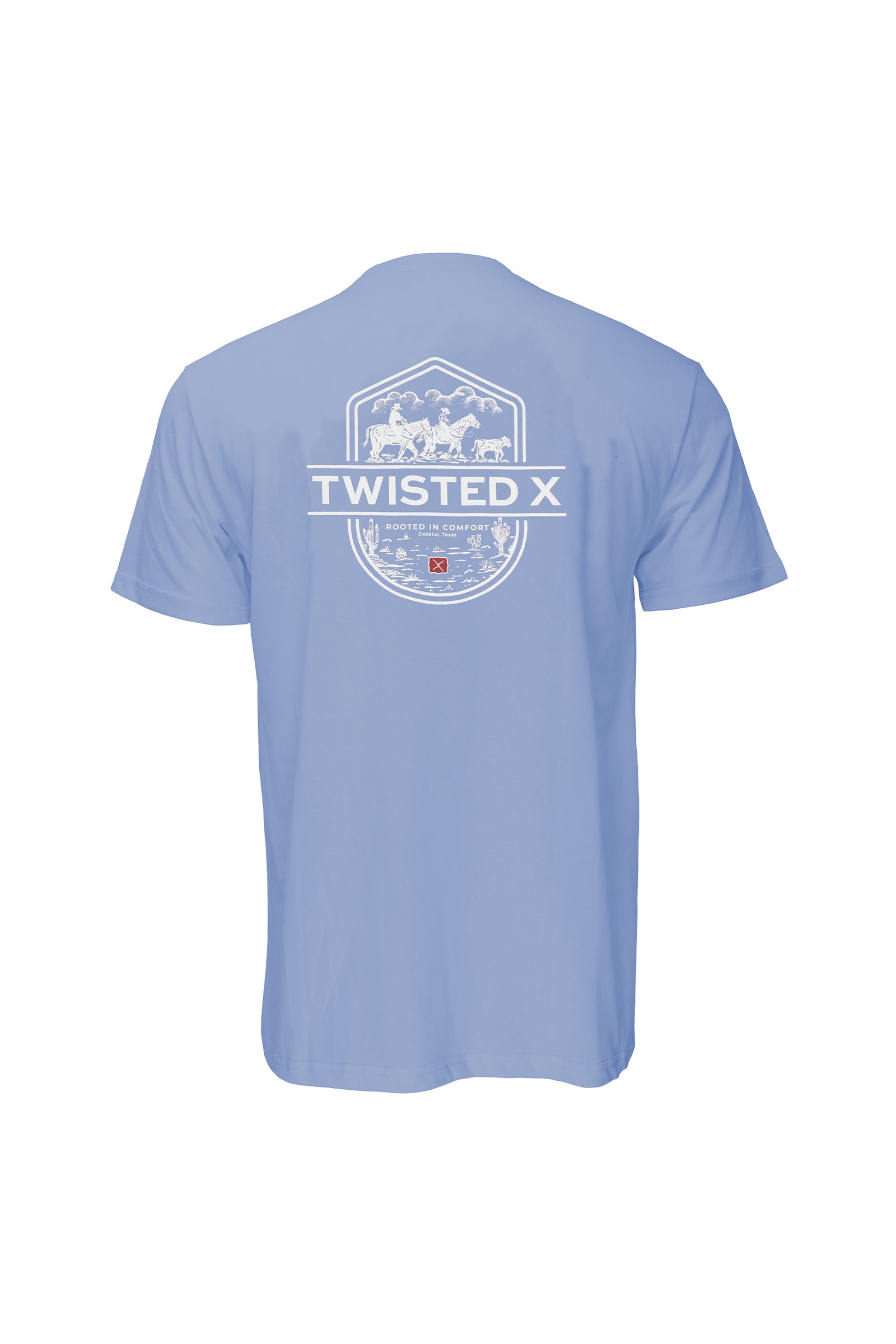Twisted X Mens Slate Logo SS Tee