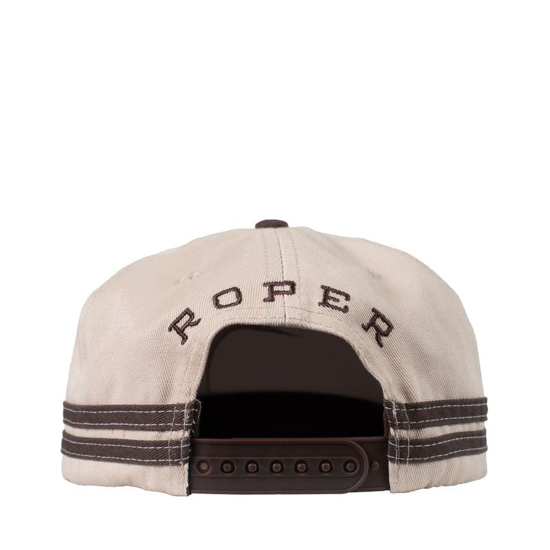 Roper Cap - Logo Chocolate/Stone