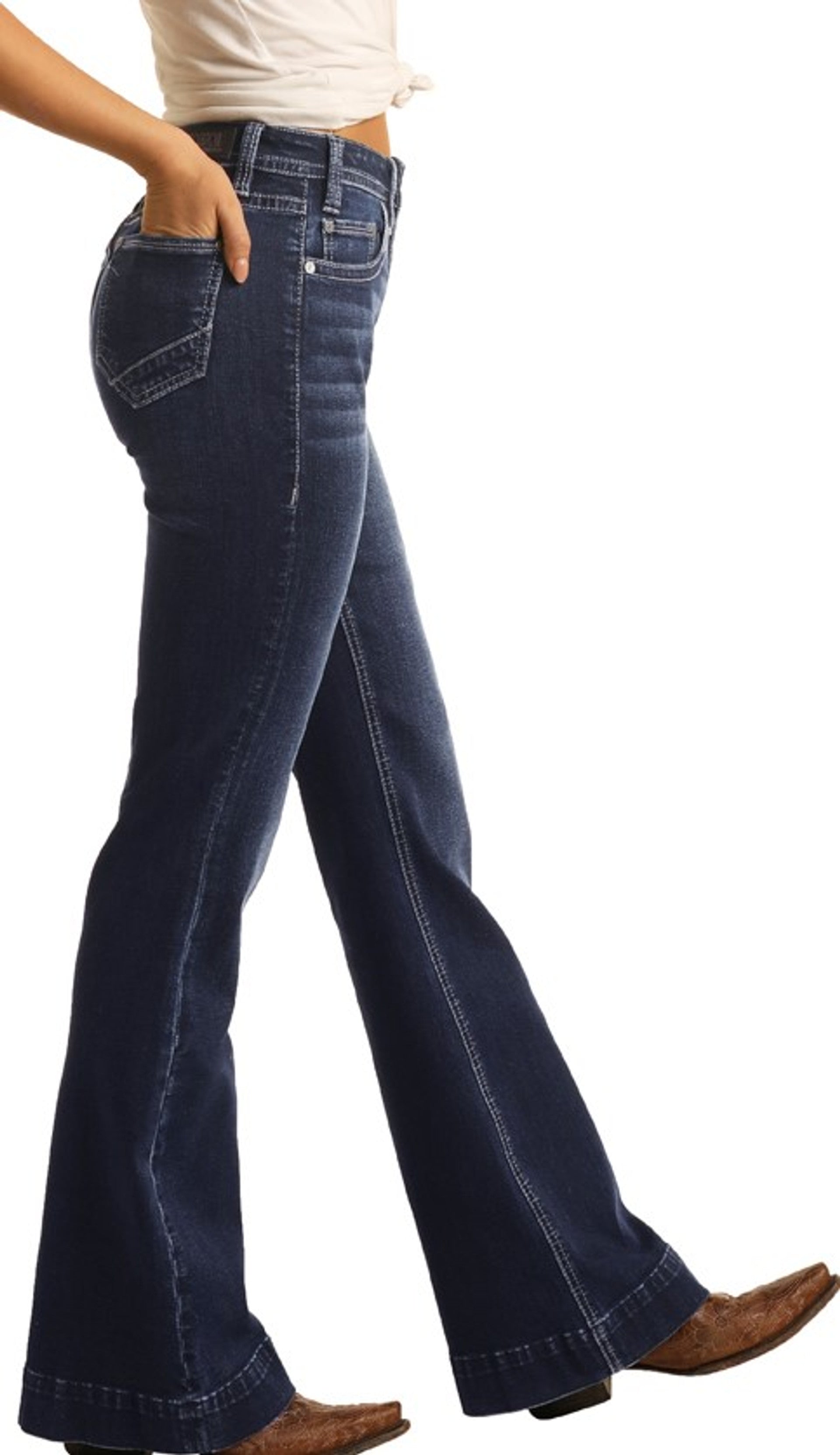 Rock and Roll Cowgirl Jeans High Rise Trouser