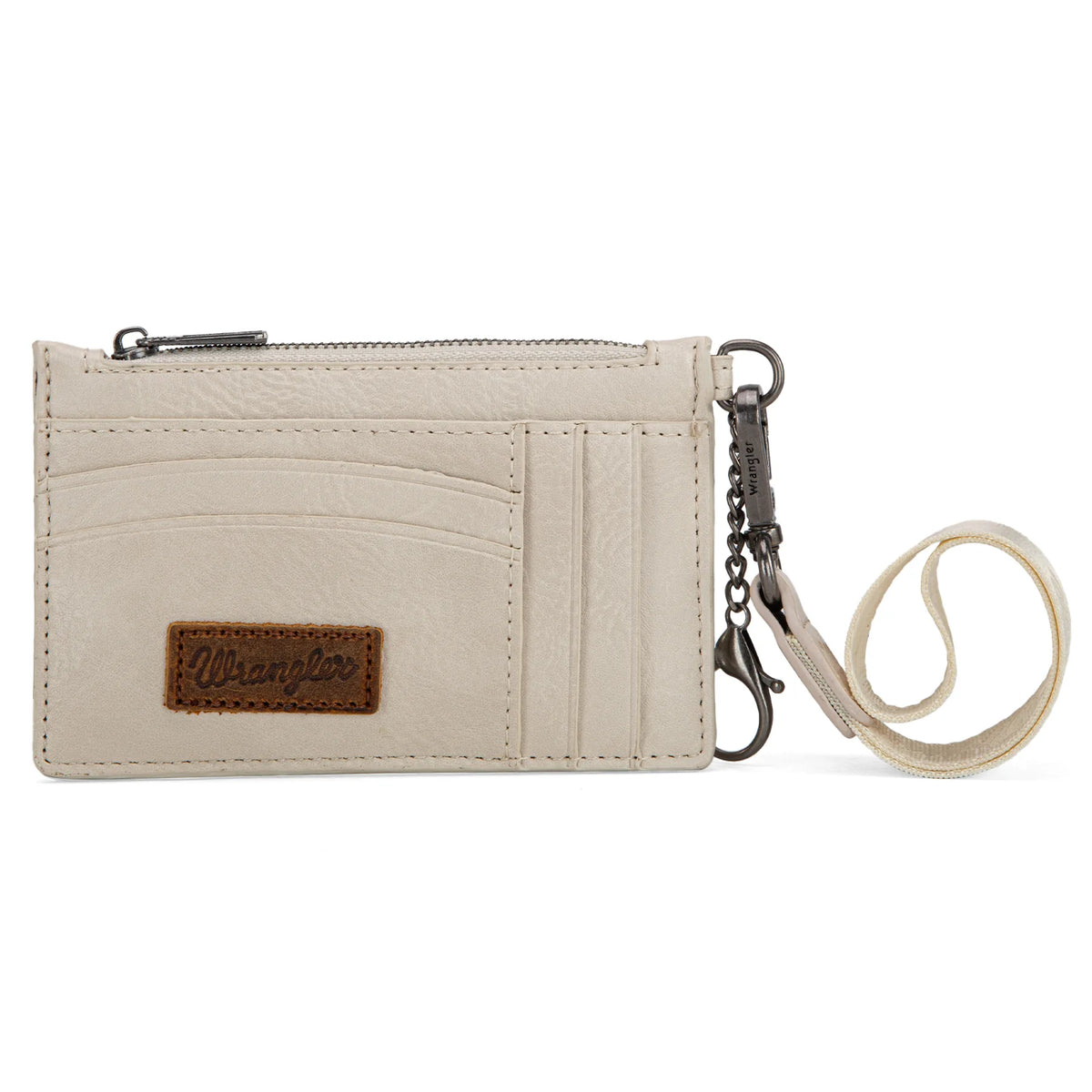 Wrangler Solid Colour Key Chain Wristlet Card Wallet